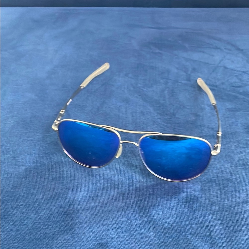 Oakley Elmont Blue Polarized Sunglasses